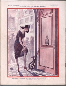 La Vie Parisienne 10/15/1921spicy early French girlie mag-Good Girl Art-VG-