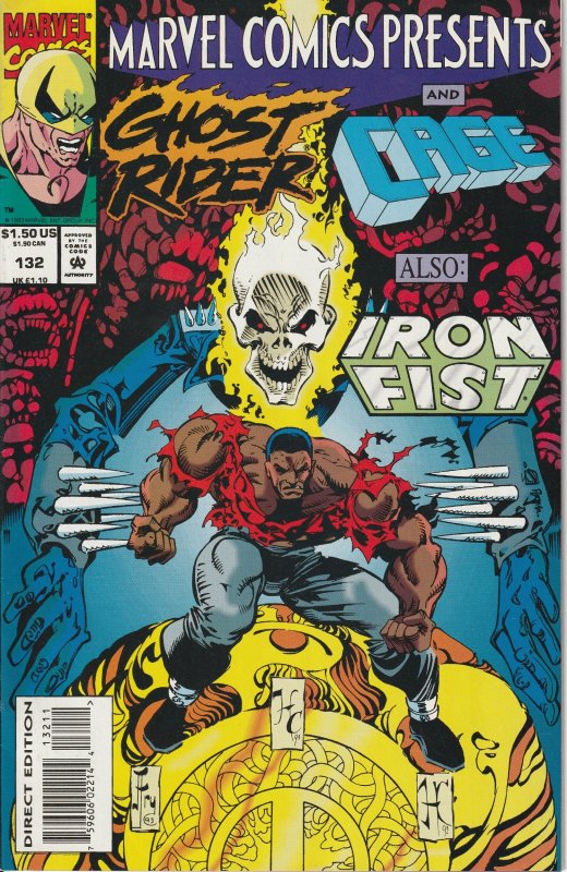 Marvel Comics Presents #132 Wolverine, Iron Man, Ghost Rider, Iron Fist