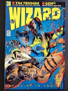 Wizard: The Guide to Comics #38 - Wolverine/Sabretooth cover