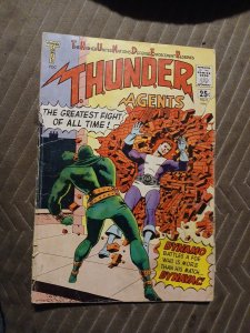 Thunder Agents #2 Vol. 1 1966 Tower Comics Silver Age Death Of Egghead Key Book