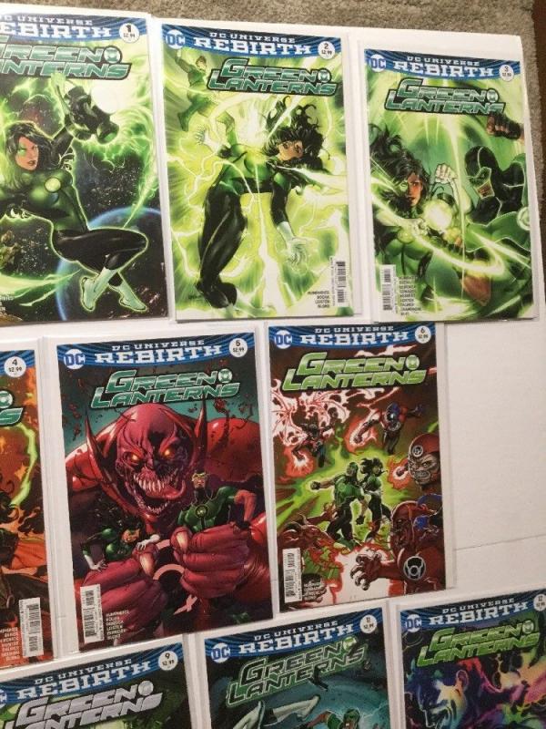 Green Lanterns Rebirth 1 1 2 3 4 5 6 7 9 11 12 13 14 Variant Set Nm Near Mint IK