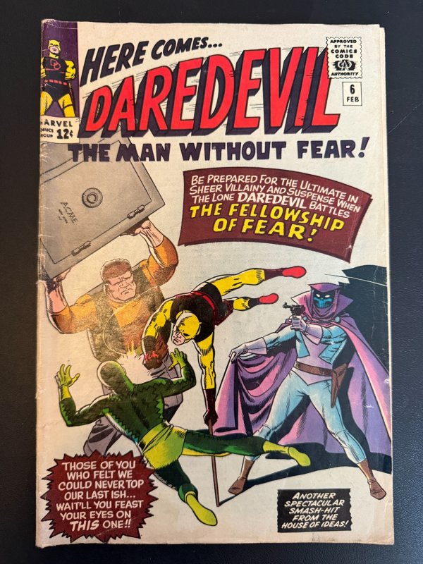 Daredevil #6 (1965) see desc