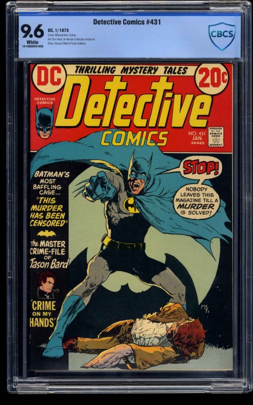 Detective Comics #431 CBCS NM+ 9.6 White Pages