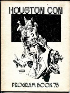Houston Con Program Book 1978-Gil Kane cover-Harryhausen-Jenette Kahn-VG
