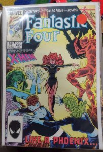 Fantastic Four  # 286 1985 MARVEL JOHN BYRNE she hulk  PHOENIX KEY 1ST X FACTOR