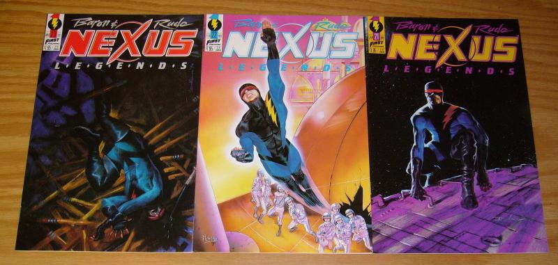 Nexus Legends #1-23 VF/NM complete series - mike baron - steve rude - first set