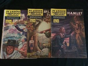 CLASSICS ILLUSTRATED #99, 101, 103