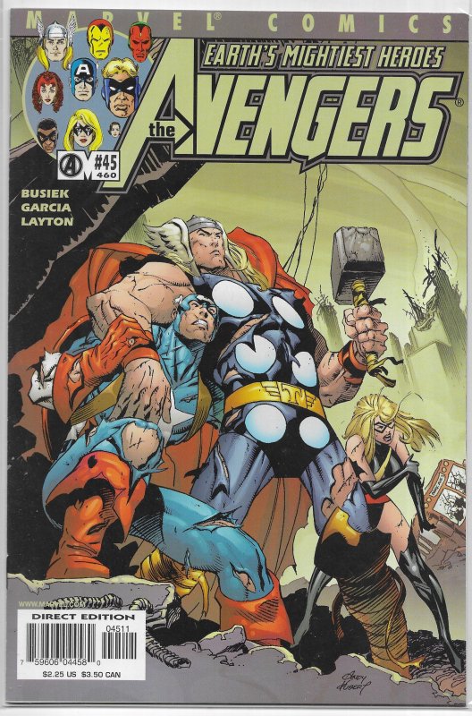 Avengers (vol. 3, 1998) #45/460 VF/NM (Kang War 5) Busiek/Garcia/Layton