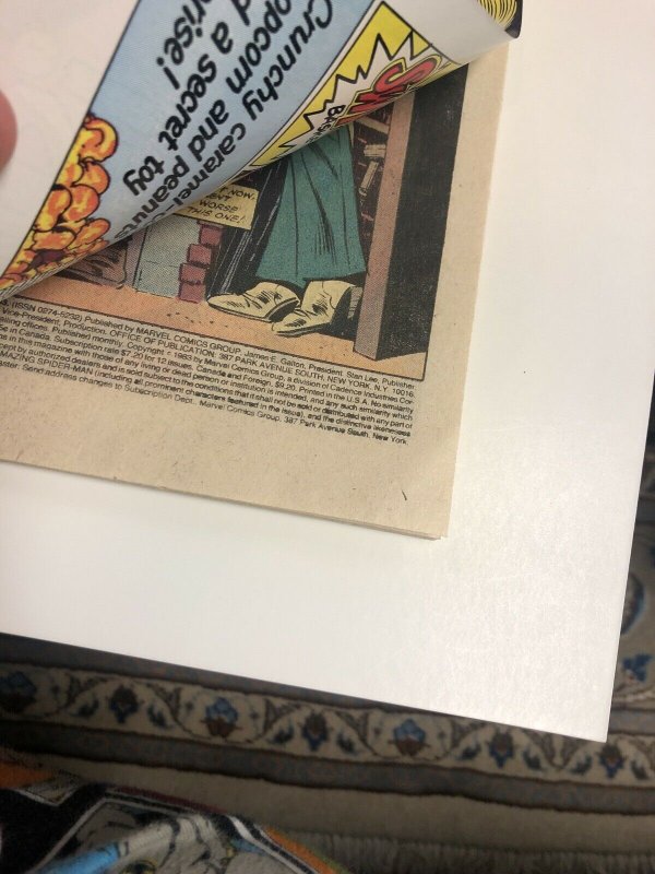 Spider-man # 243 Canadian Price Variant (VF) MARY Babe !