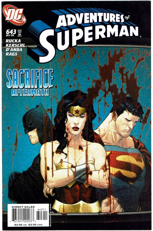 Adventures of Superman #643 Batman, Wonder Woman - NM
