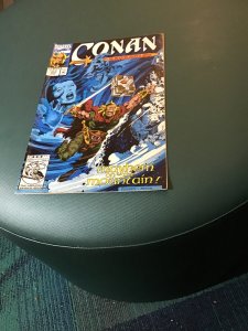 Conan the Barbarian #259 Newsstand (1992) Mayhem on the Mountain! High-Grade NM-