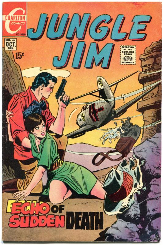 JUNGLE JIM #24 FN+, #26 FN, Charlton, 1969, Pat Boyette,more Silver age in store