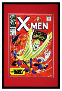 X-Men #28 Banshee Marvel Framed 12x18 Official Repro Cover Display
