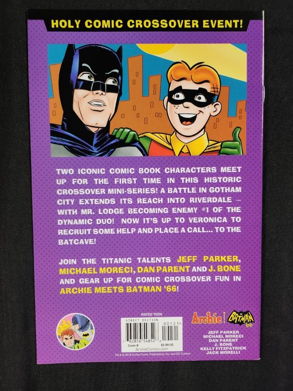 Archie Meets Batman '66 #1 - 2PC Variants D. Charm & F. Francvilla (9.2ob) 2018