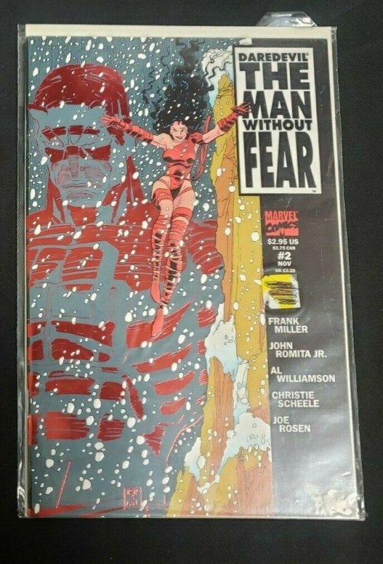 DAREDEVIL 2PC (VF/NM) THE MAN WITHOUT FEAR ISSUES #1-2, FRANK MILLER 1993