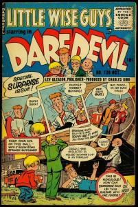 Daredevil Comics #126 1955- Lev Gleason Golden Age- Little Wise Guys VG