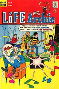 Life with Archie #75 VG ; Archie | low grade comic July 1968 the Archies Band