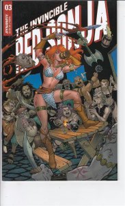INVINCIBLE RED SONJA (2021 DYNAMITE) #3 CVR A CONNER