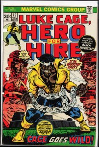 Hero for Hire #15 (1973) Luke Cage