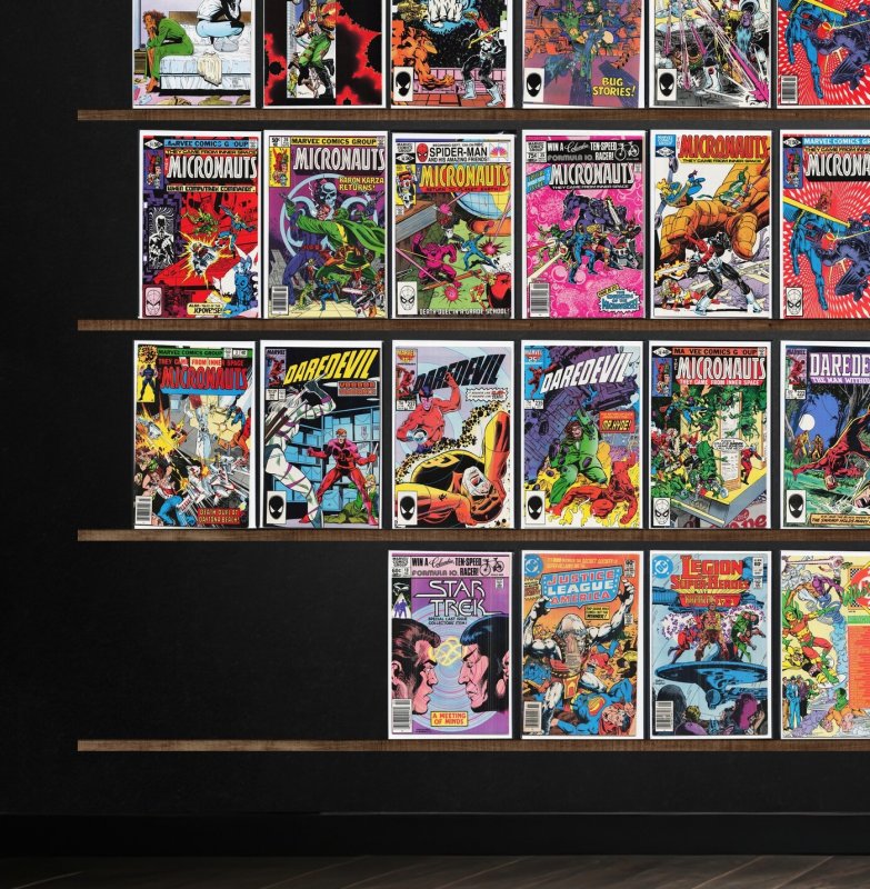 Huge Lot 150+ Comics with Micronauts, Bloodshot, Ghost Rider, Armorines & More!