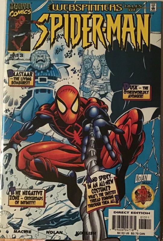 SPIDER-MAN: WEBSPINNERS 9 BOOK LOT #9-#18 (NO #16)ALL IN PRISTINE CONDITION.9.4+