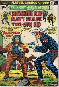 Mighty Marvel Western #28 ORIGINAL Vintage 1973 Marvel Comics Rawhide Kid