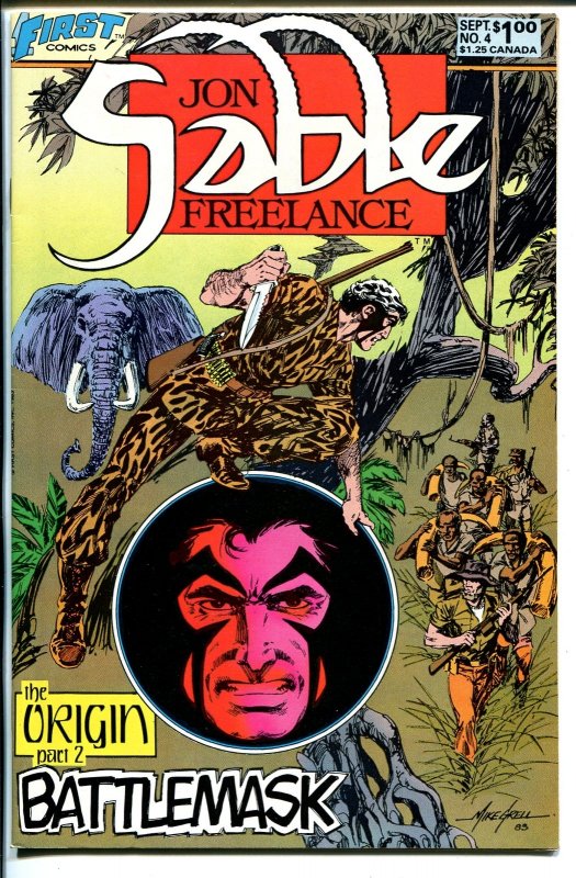John Sable, Freelance #4  1983 - First  -NM - Comic Book