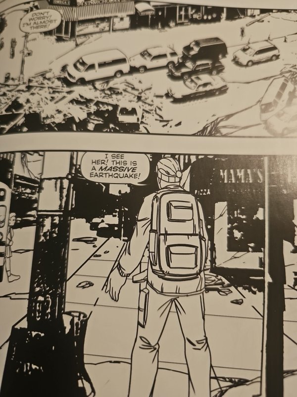 Mansa is The Last Harlemite 1 Apocalyptic Teen B&W 2024 by Jeff Carroll
