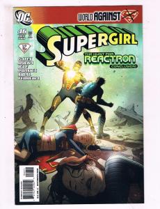 Supergirl #46 VF DC The Hunt For Reactron Conclusion Comic Book Gates 2009 DE10