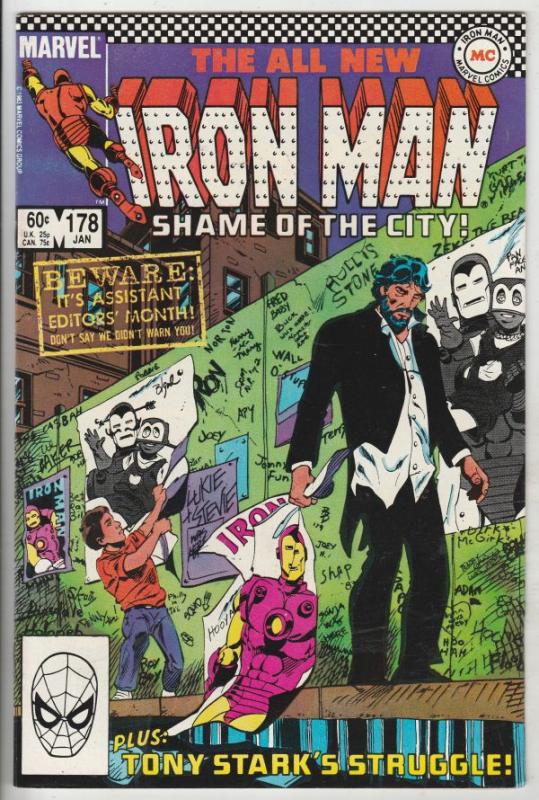 Iron Man #178 (Jan-84) NM- High-Grade Iron Man