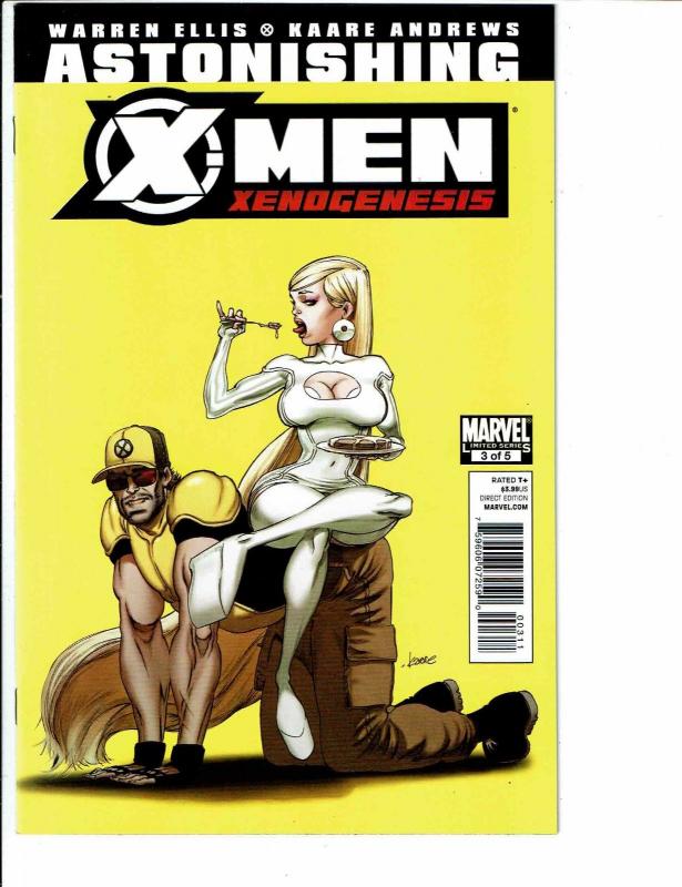 3 Astonishing X-Men Xenogenesis Marvel Comic Books # 1 2 3 Warren Ellis TW40