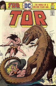 Tor (DC) #4 FN ; DC | December 1975 Joe Kubert Caveman Dinosaur