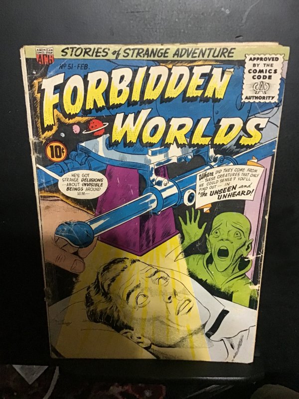 Forbidden Worlds #51 (1957) affordable grade First Bo Delak! VG+ Wow