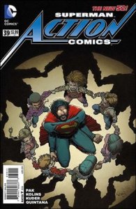 Action Comics (2011) 39-A Aaron Kuder Cover VF/NM