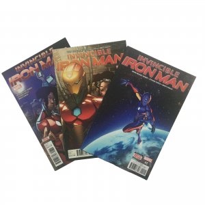 Invincible Iron Man #2 #4 #8 Lot Set Riri Williams Ironheart 2017 Disney+ MCU