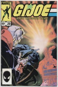 GI JOE #29, FN, Marvel, Larry Hama, Soldiers, 1982 1984, Destro, 3rd print