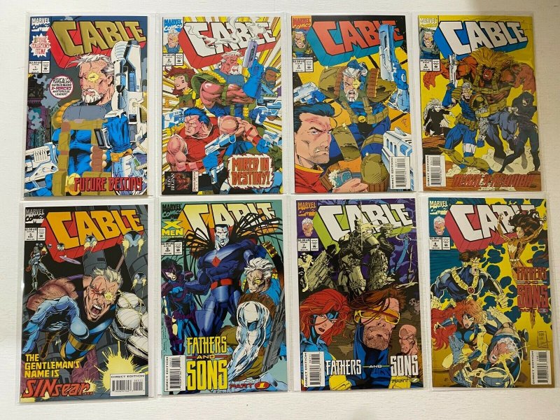 Cable lot #1-50 Marvel 1st Series 50 different books 8.0 VF (1993 to 1998) 