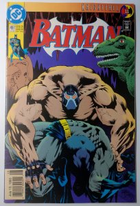Batman #497 (8.0, 1993) NEWSSTAND, Bane breaks Batman's back