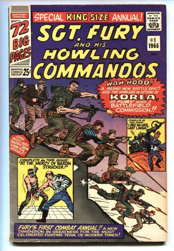 SGT. FURY and his Howling Commandos Annual #1 1965 KOREA WAR issue