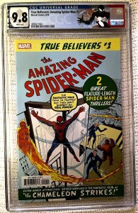 MARVEL TRUE BELIEVERS:THE AMAZING SPIDER-MAN #1 SPECIAL CGC LABEL CGC 9.8