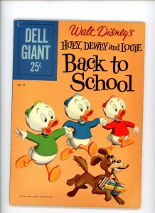 Dell Giant #35  1960  F  Huey Dewey & Louie Back To School!