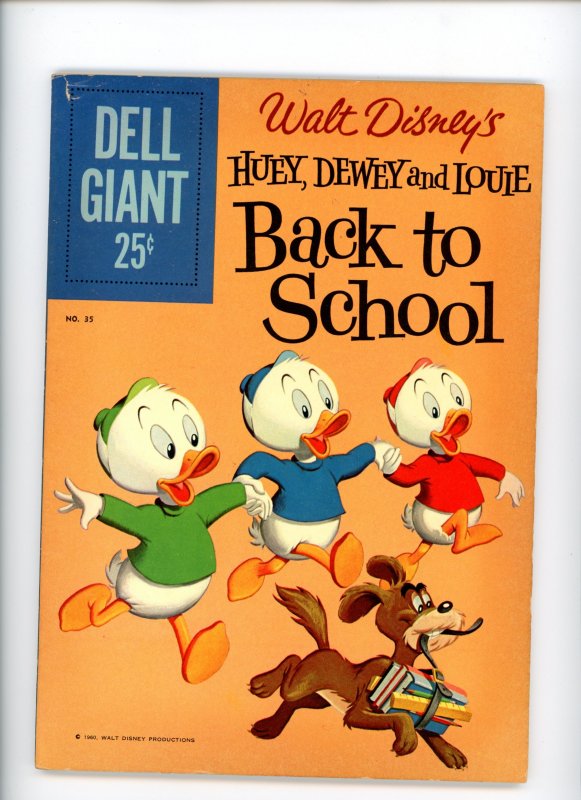 Dell Giant #35  1960  F  Huey Dewey & Louie Back To School!