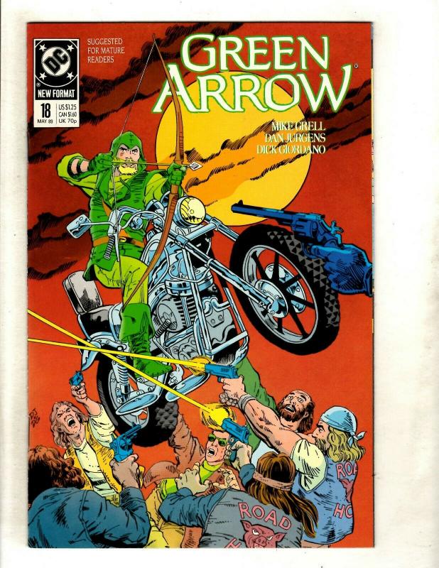 Lot Of 12 Green Arrow DC Comic Books # 18 25 26 27 29 30 31 32 34 35 36 37 JF30