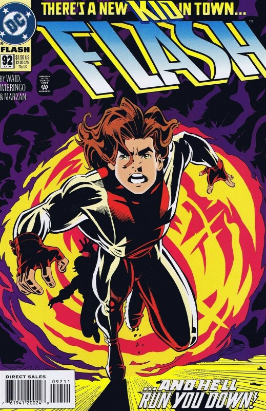 Flash #92 ORIGINAL Vintage 1994 DC Comics 1st Impulse