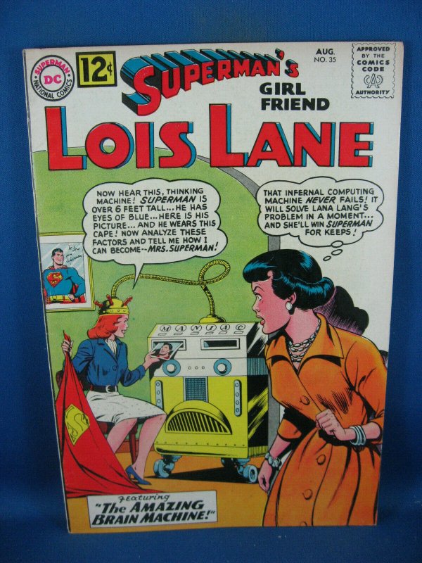 SUPERMAN GIRLFRIEND LOIS LANE 35 F VF 1962