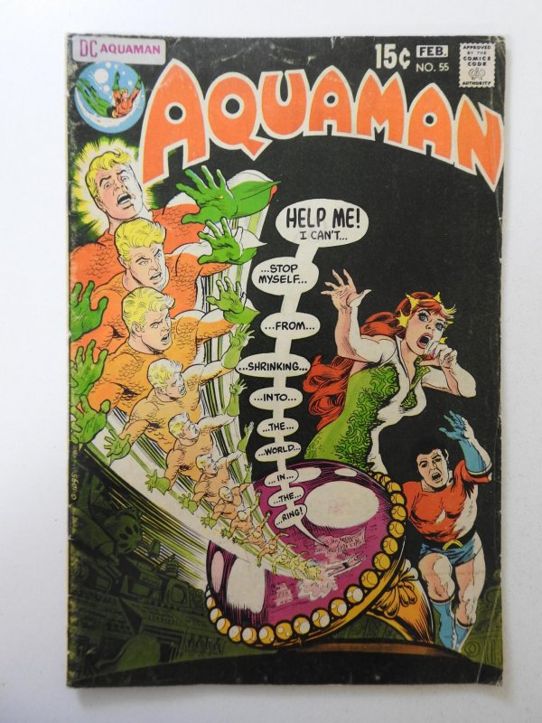 Aquaman #55 (1971) VG Condition! 1 in spine split