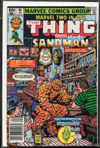 Marvel Two-in-One #86 (1982) The Thing