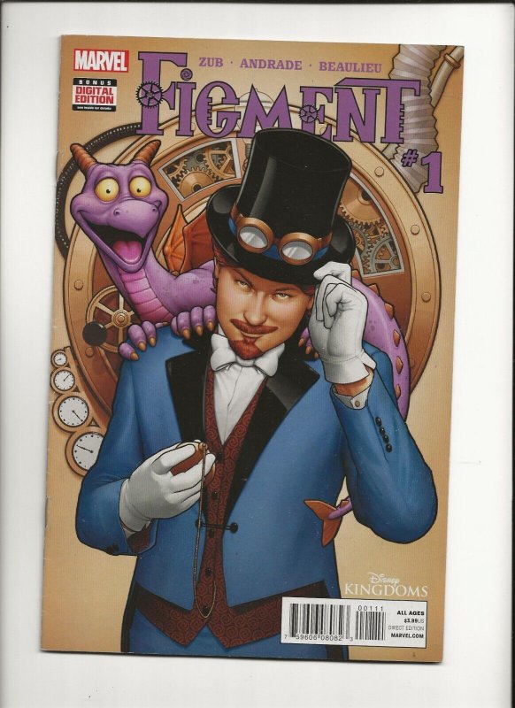 FIGMENT #1 1ST PRINTING COVER A DISNEY KINGDOMS MARVEL 