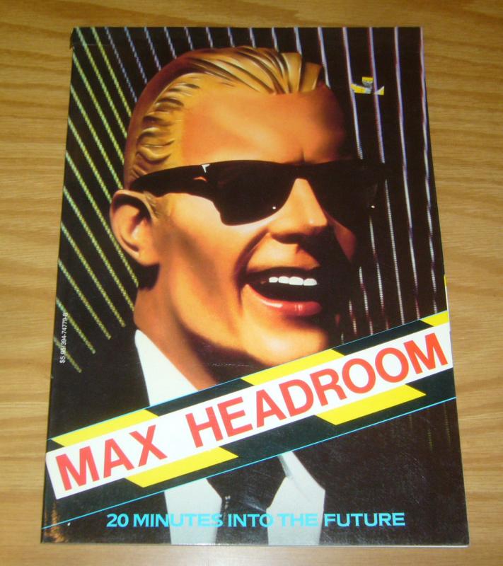 Max Headroom: 20 Minutes Into The Future SC FN- picture book of the film 1986