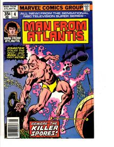 Man From Atlantis # 4 VF/NM Marvel Comic Book TV Show Bronze Age Comics TW65